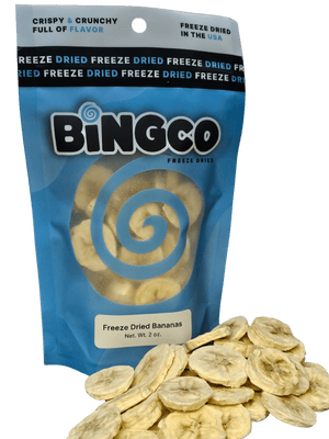 Freeze Dried Banana Slices - Bingco