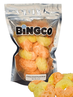 Freeze Dried Peach Rings - Bingco