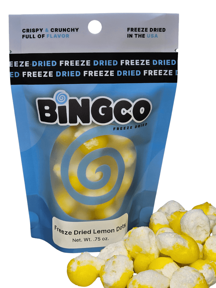 Freeze Dried Lemon Dots - Bingco