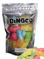 Freeze Dried Sour Gummy Worms - Bingco