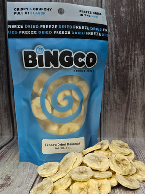 Freeze Dried Banana Slices - Bingco